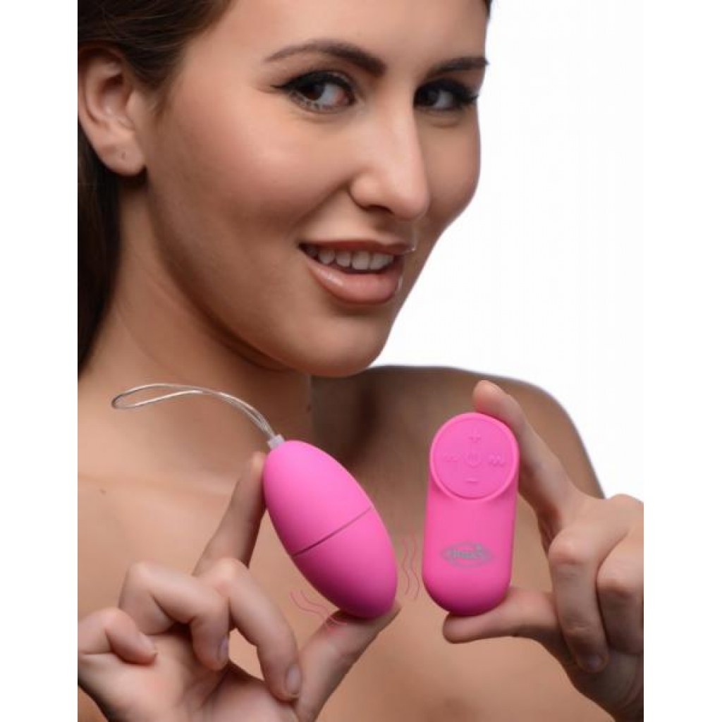 Frisky Scrambler 28x Vibrating Egg W/ Remote Pink - Palm Size Massagers