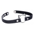 Master Series Kinky Kitty Ring Slim Choker Black - Collars & Leashes