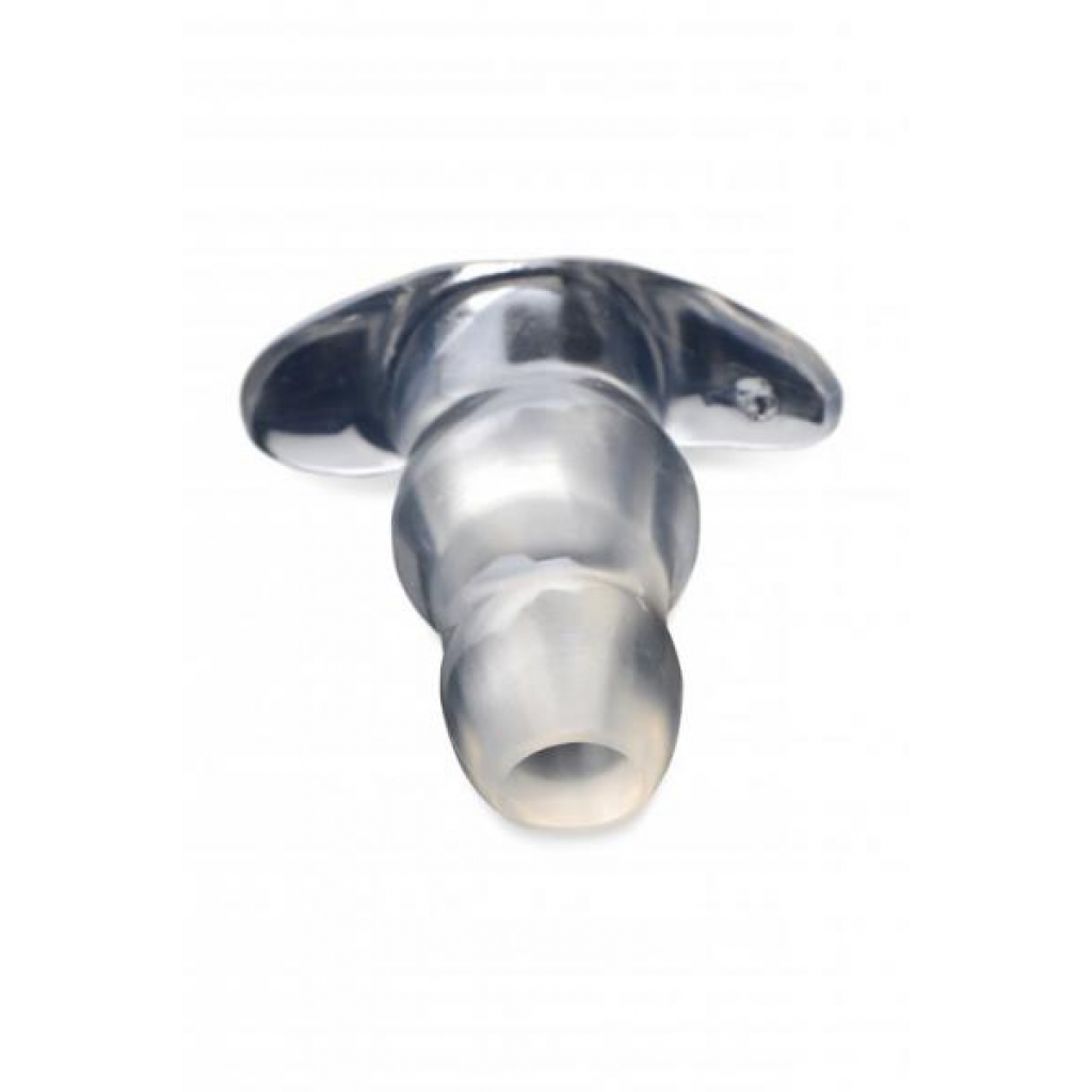 Master Series Clear View Hollow Anal Plug Medium - Anal Plugs