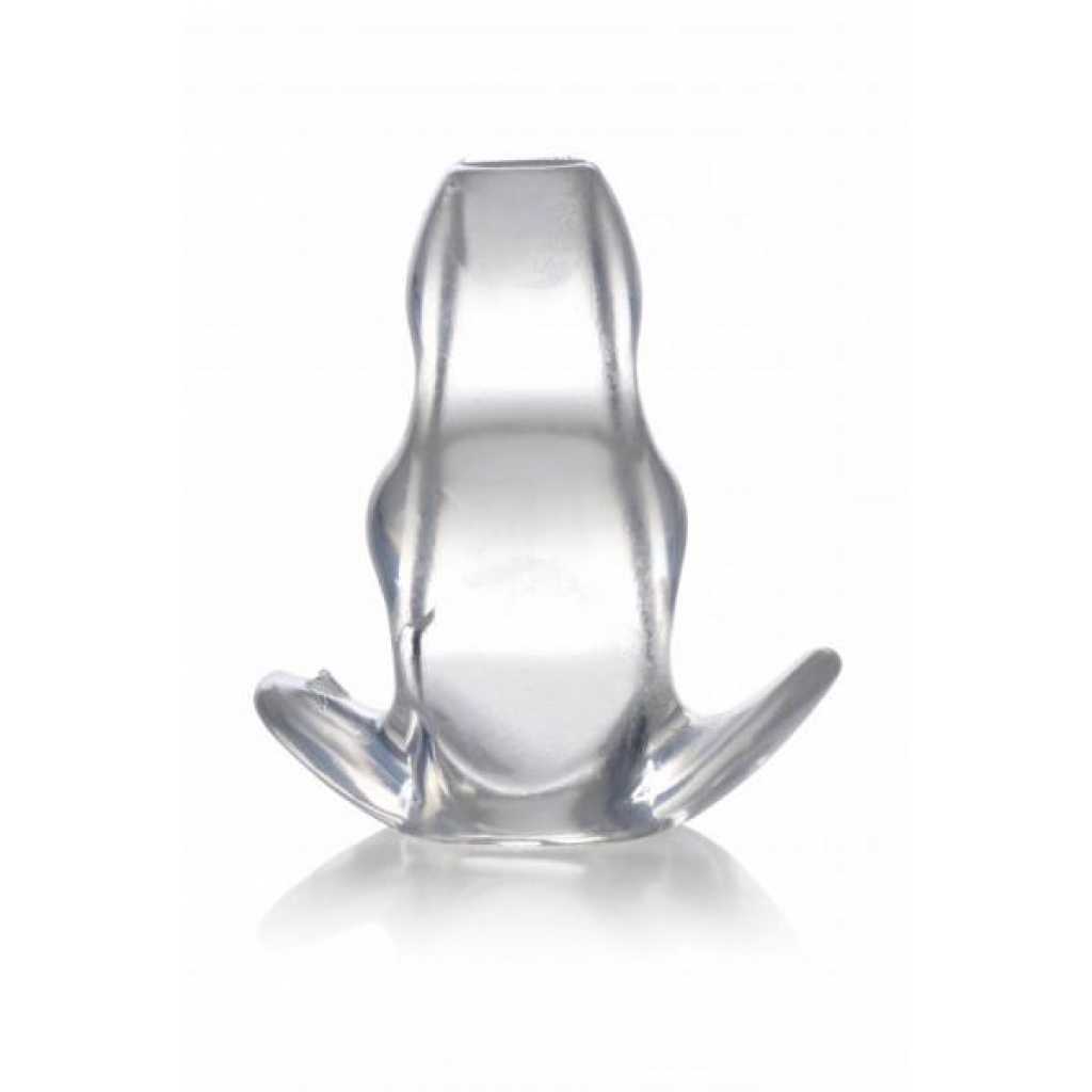 Master Series Clear View Hollow Anal Plug Small - Anal Plugs