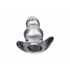 Master Series Clear View Hollow Anal Plug Small - Anal Plugs