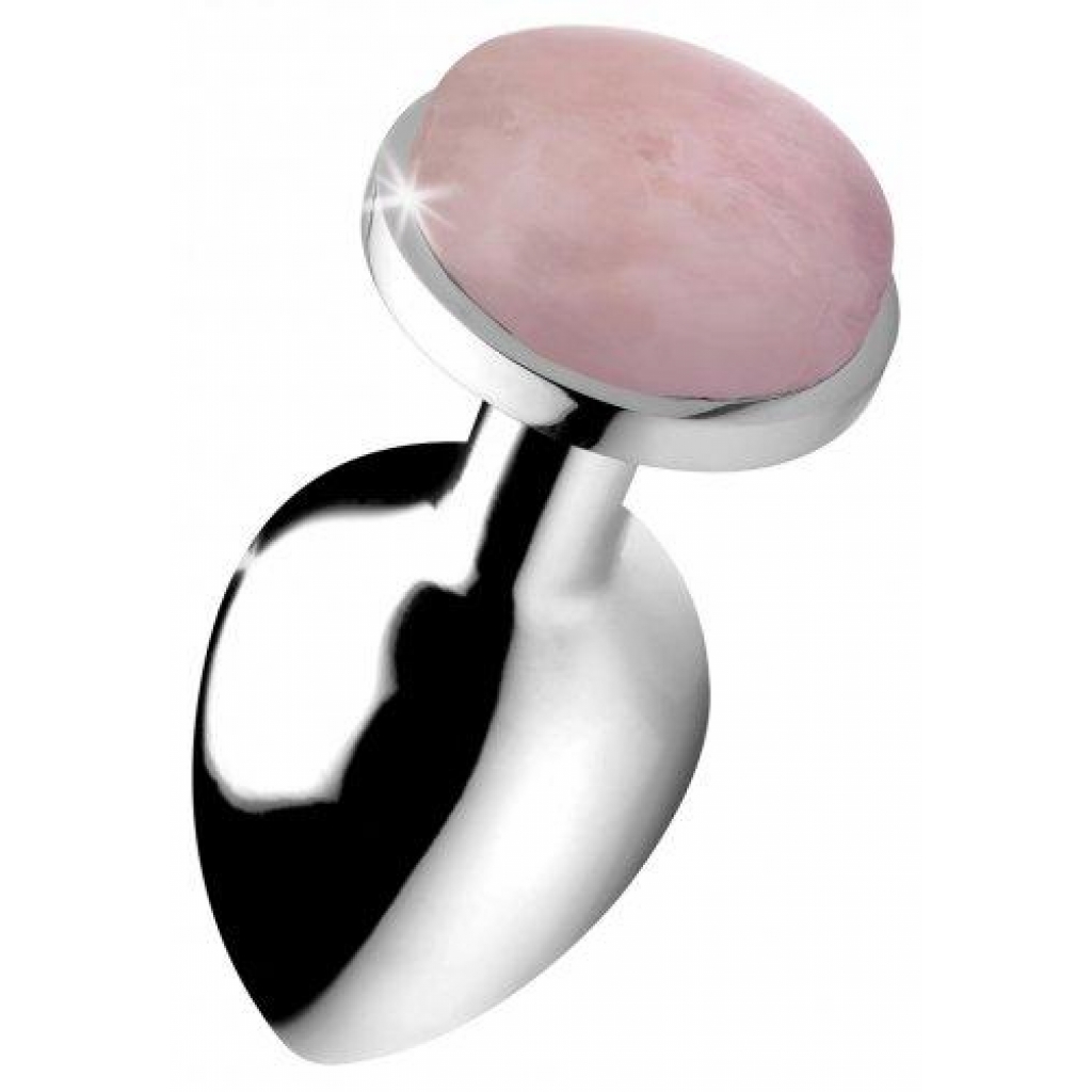 Booty Sparks Gemstones Large Anal Plug Rose Quartz - Anal Plugs