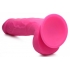 Pop 8.25in Dildo with Balls - Pink