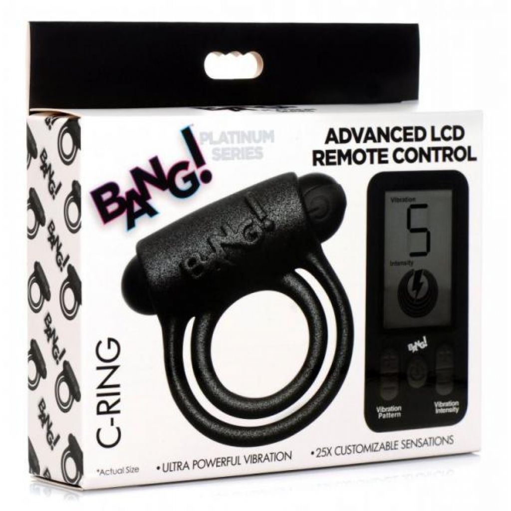 Bang! Platinum Series C-ring W/ Remote - Couples Vibrating Penis Rings
