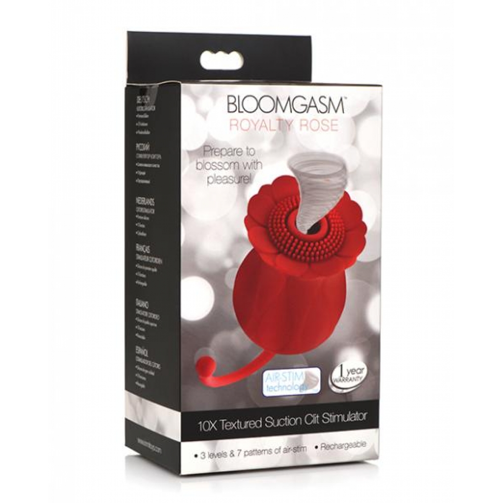 Inmi Bloomgasm Royalty Rose Suction Clit Stimulator - Clit Suckers & Oral Suction