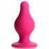 Squeeze-it Tapered Anal Plug - Pink Small