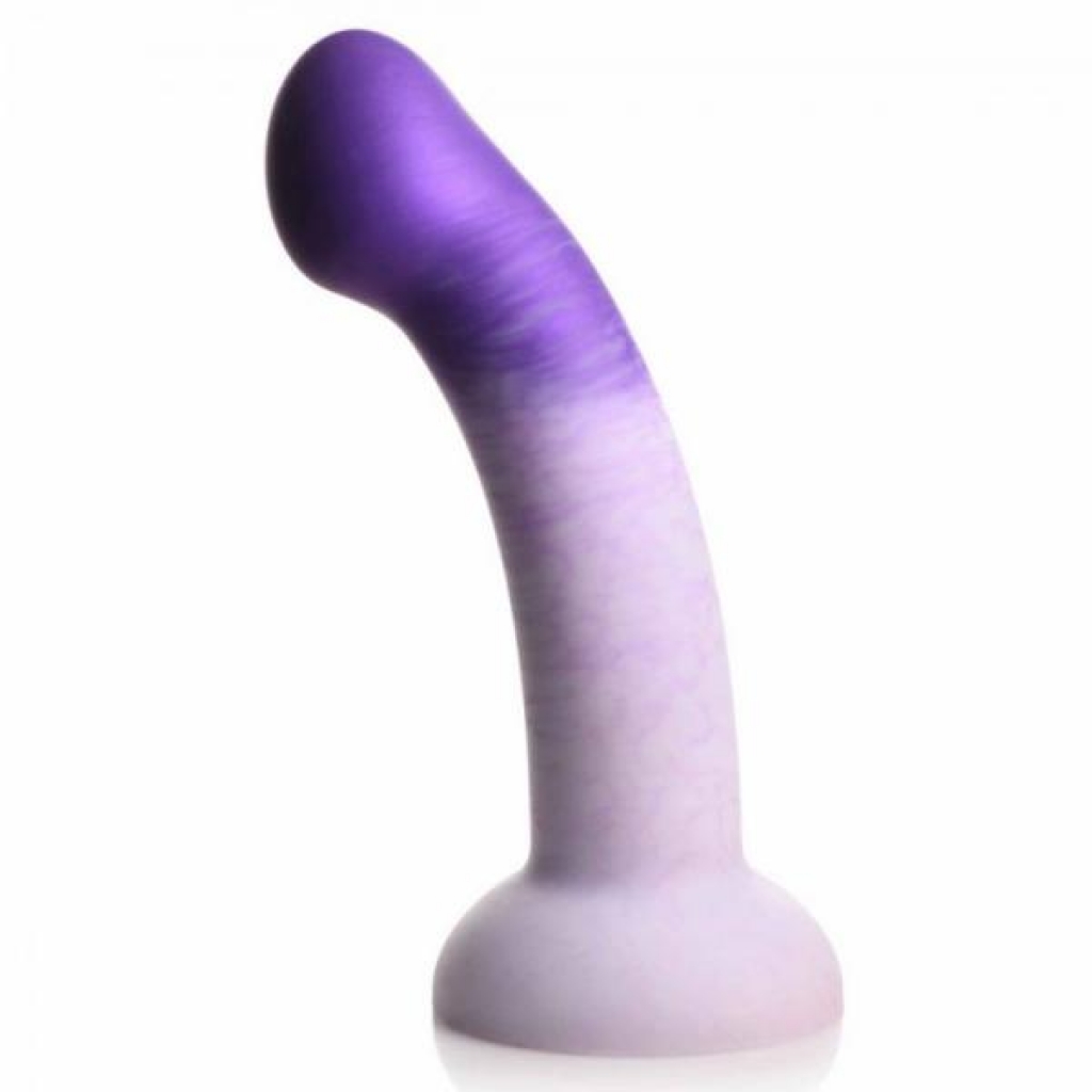 Strap U G-swirl G-spot Dildo Silicone Purple - G-Spot Vibrators