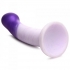 Strap U G-swirl G-spot Dildo Silicone Purple - G-Spot Vibrators