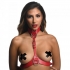 Strict Female Chest Harness M/l Red - Dildos