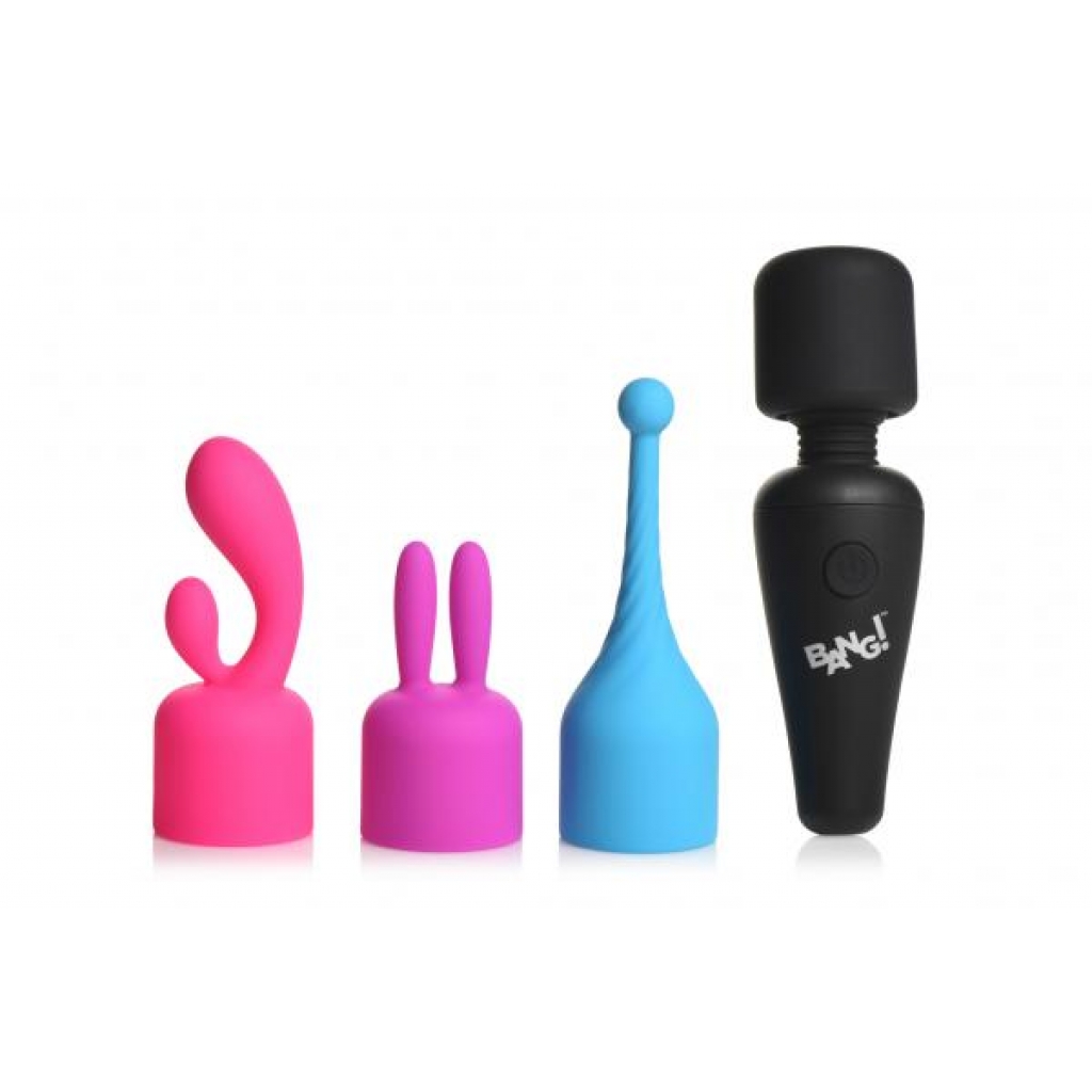Bang! 10x Mini Wand W/ 3 Attachments - Batteries & Chargers