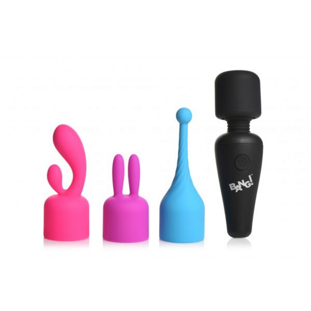 Bang! 10x Mini Wand with 3 Attachments - Versatile Pleasure