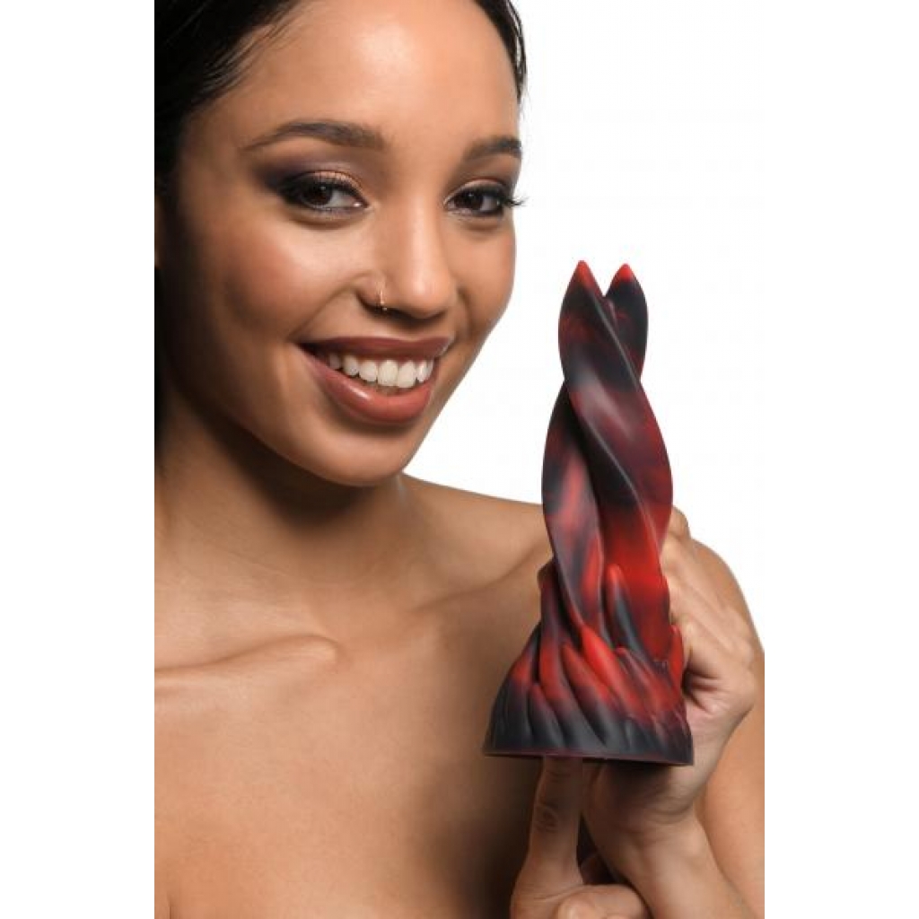 Creature Cocks Hell Kiss Twisted Silicone Dildo - Extreme Dildos