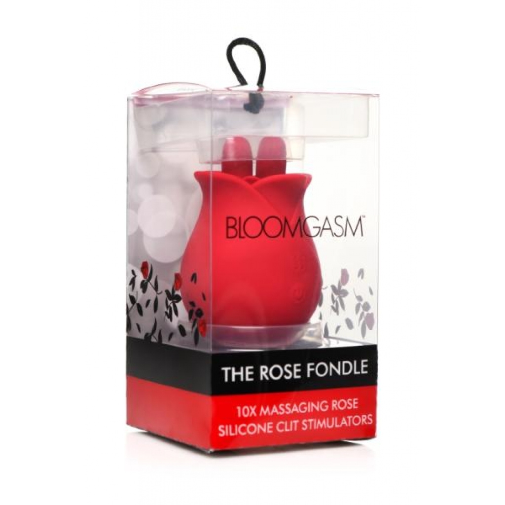 Bloomgasm The Rose Fondle 10x Massaging Clit Stimulator