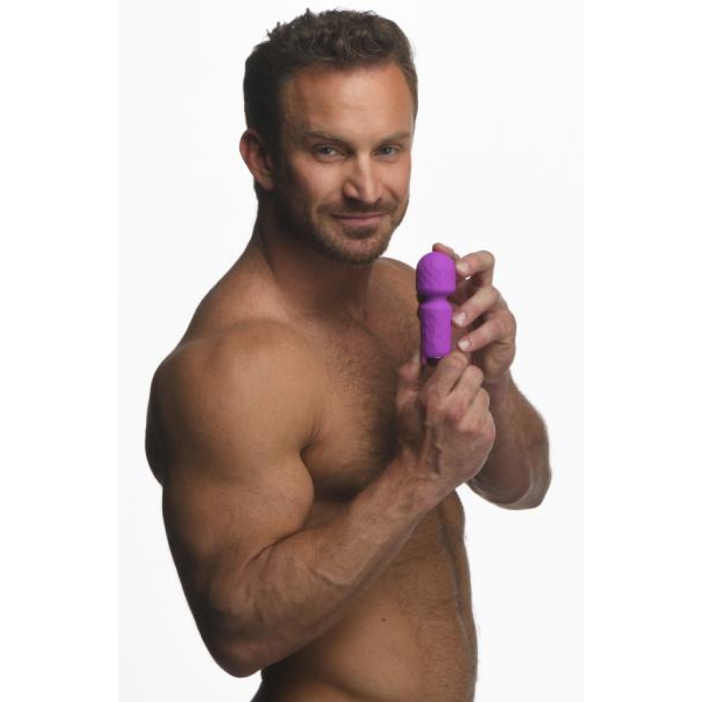 Bang! 10x Mini Silicone Wand Purple - Body Massagers