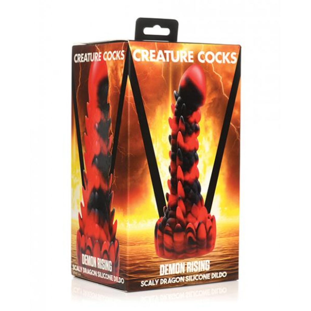 Creature Cocks Demon Rising Scaly Dragon Silicone Dildo - Extreme Dildos