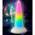 Creature Cocks Uni-glow Glow In The Dark Rainbow Dildo - Extreme Dildos