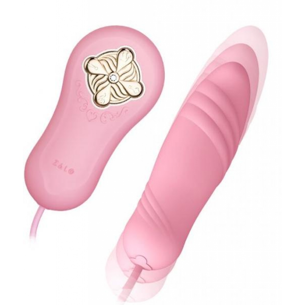 Zalo Temptation Fairy Pink Thrusting Bullet - Bullet Vibrators