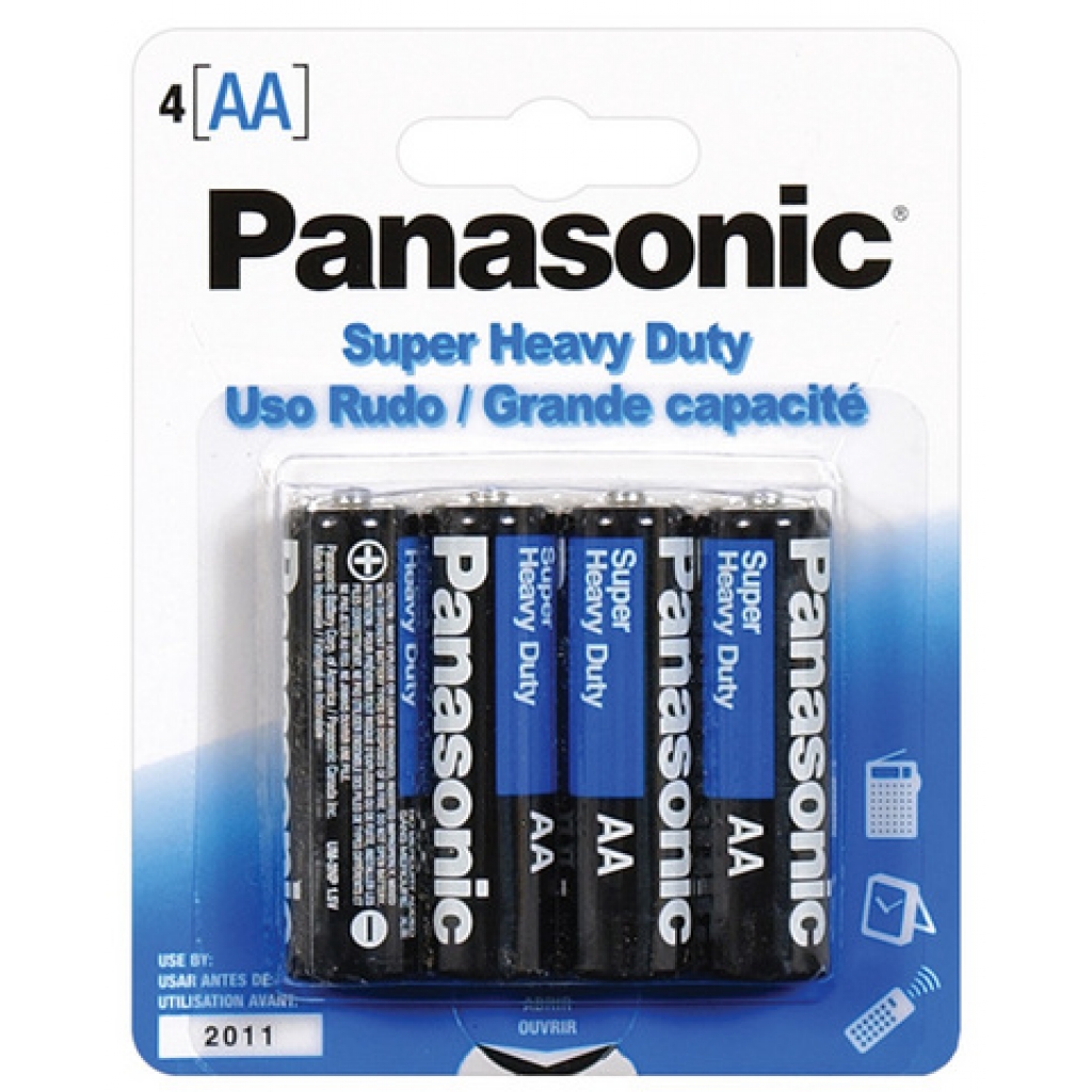 Panasonic Battery AA - 4 pack - Batteries & Chargers