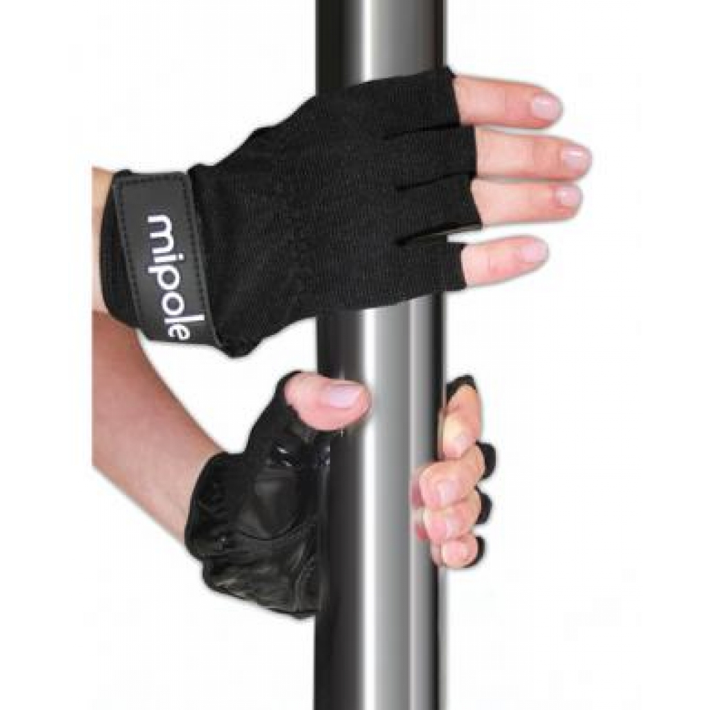 MiPole Dance Pole Gloves (Pair) - Small - Black