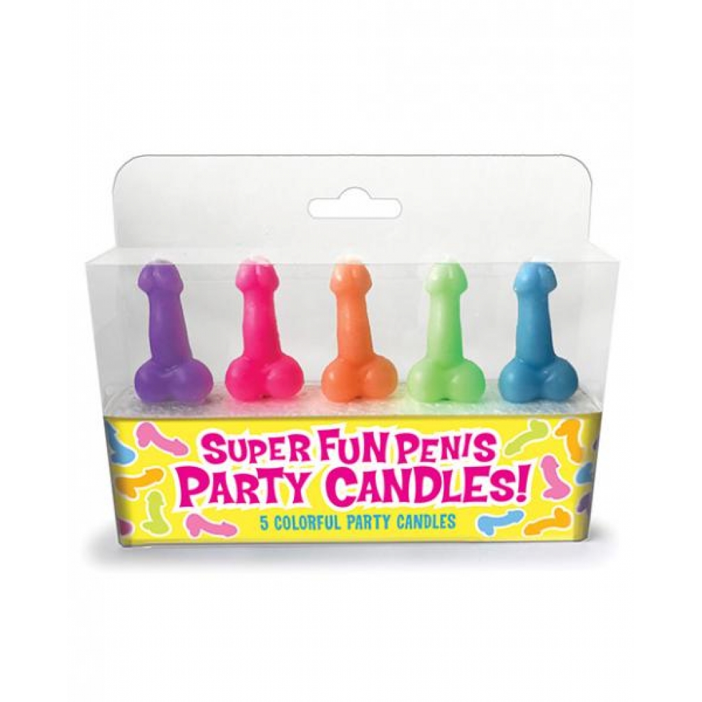 Super Fun Party Candles - Set of 5