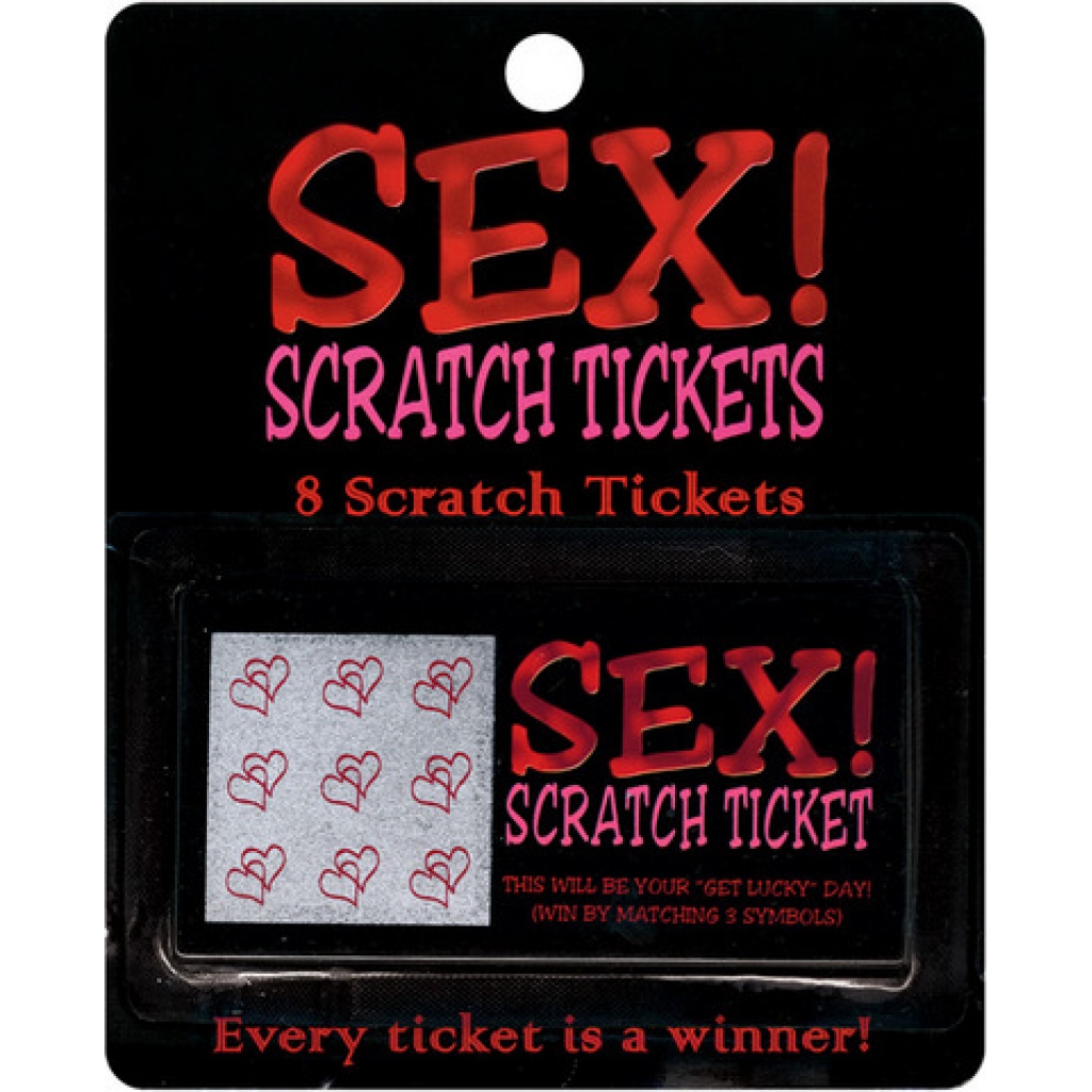 Sex! scratch tickets - Gag & Joke Gifts