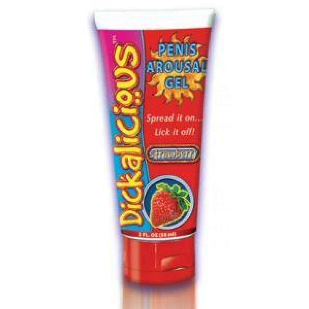 Dickalicious Penis Arousal Gel 2oz Strawberry - Oral Sex