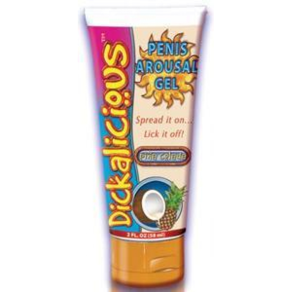 Dickalicious Penis Arousal Gel 2 oz Pina Colada - Oral Sex