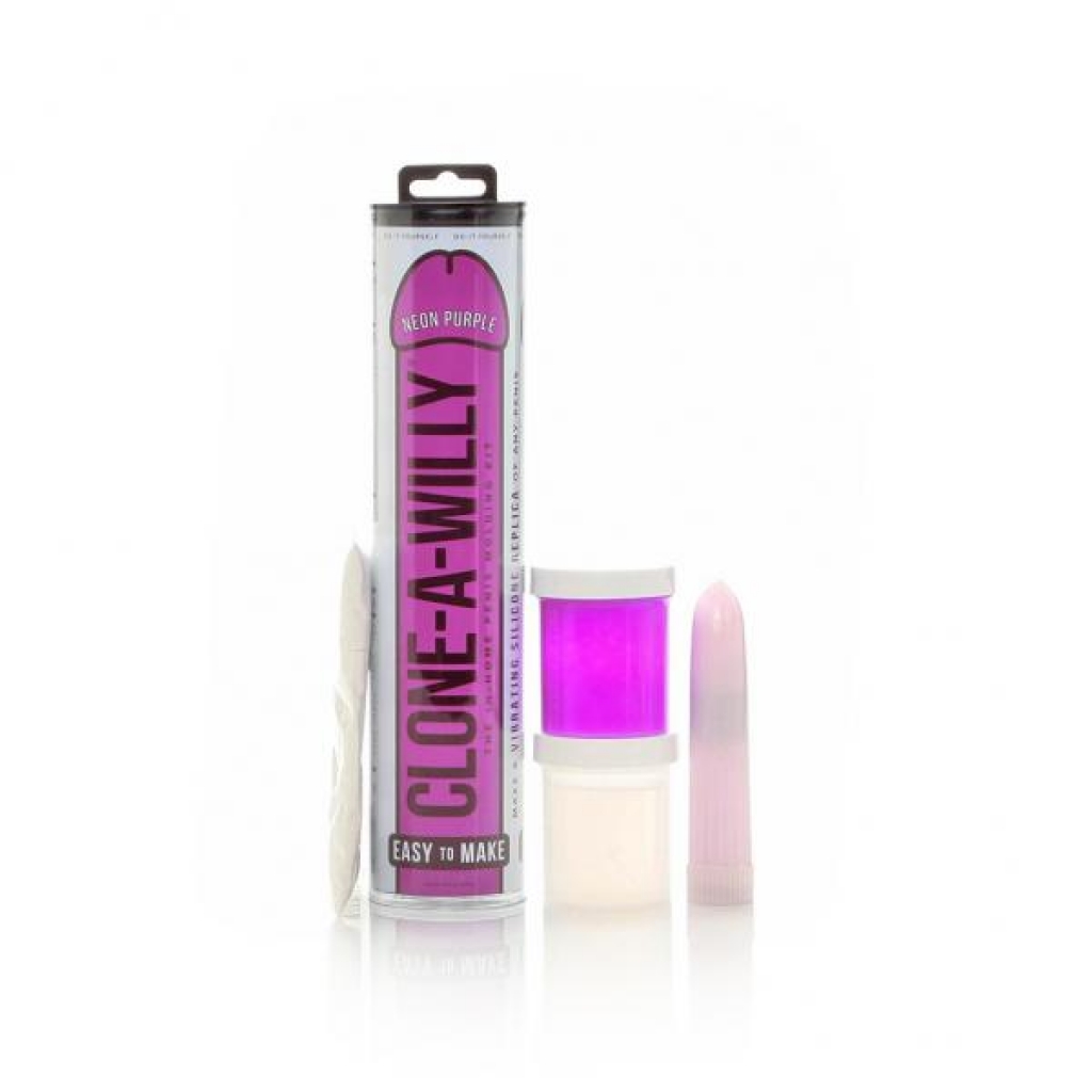 Clone-A-Willy Kit - Vibrating Neon Purple