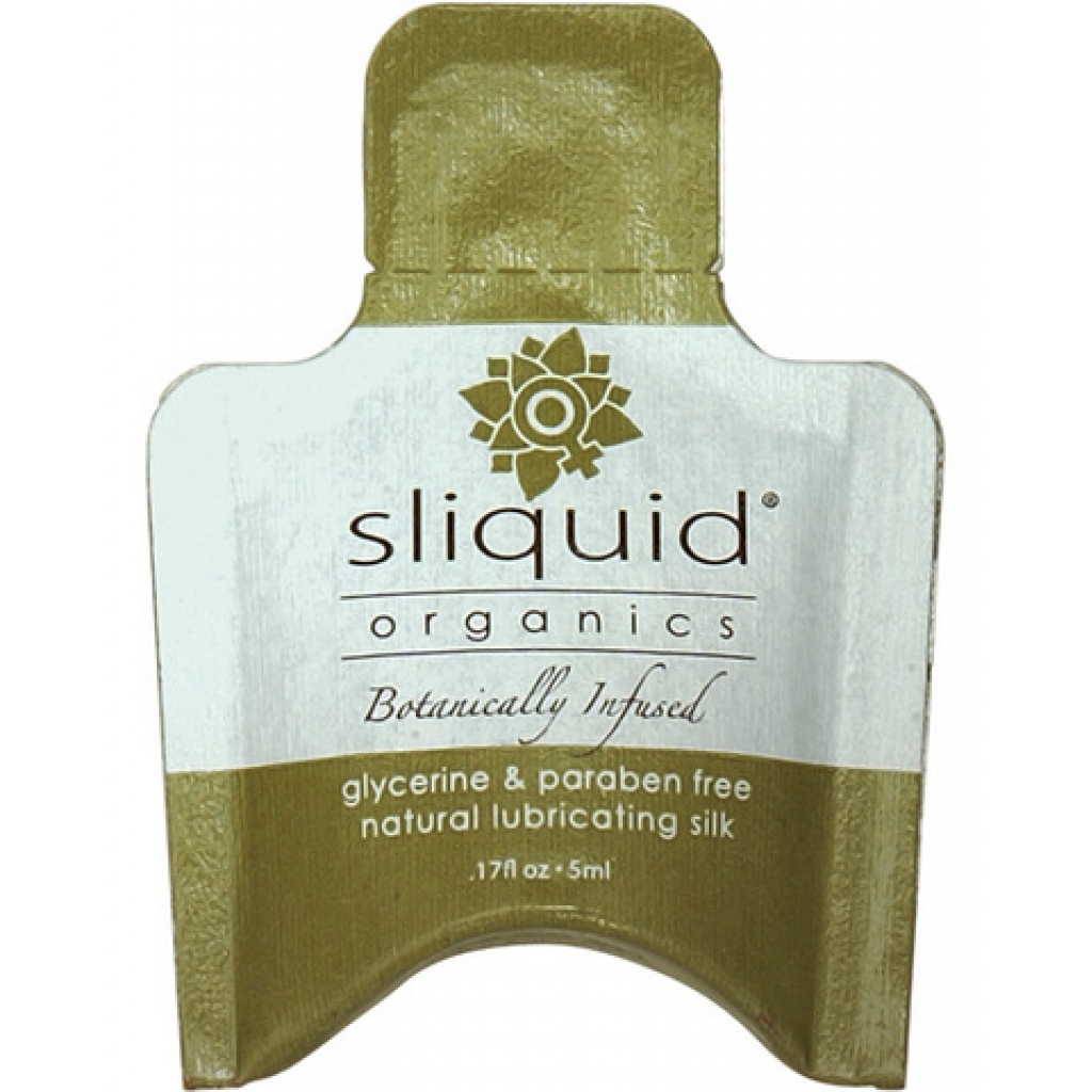 Sliquid Organics Silk Lubricant - .17 oz Pillow Pack