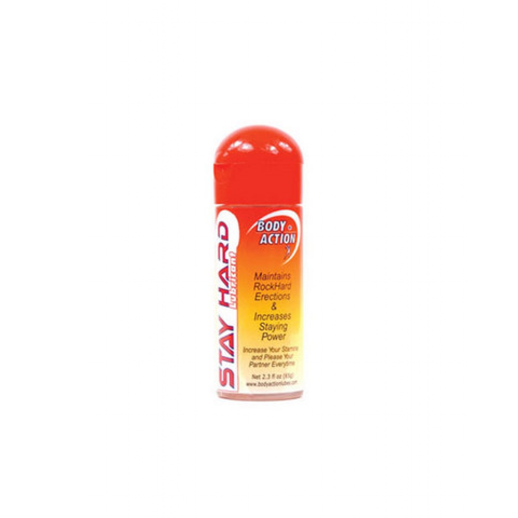 Body action stayhard lubricant - 2.3 oz - Lubricants