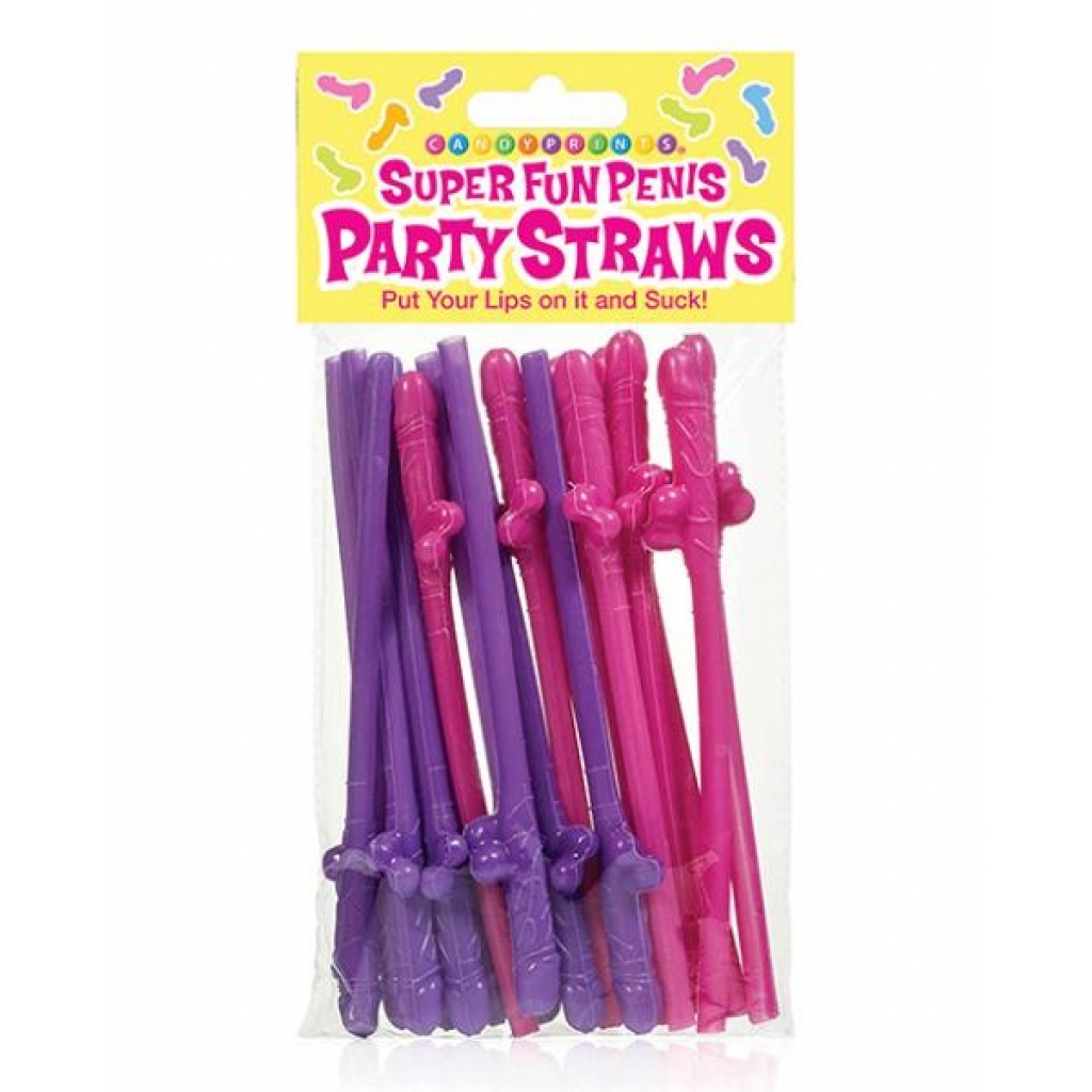 Super Fun Penis Party Straws - Serving Ware