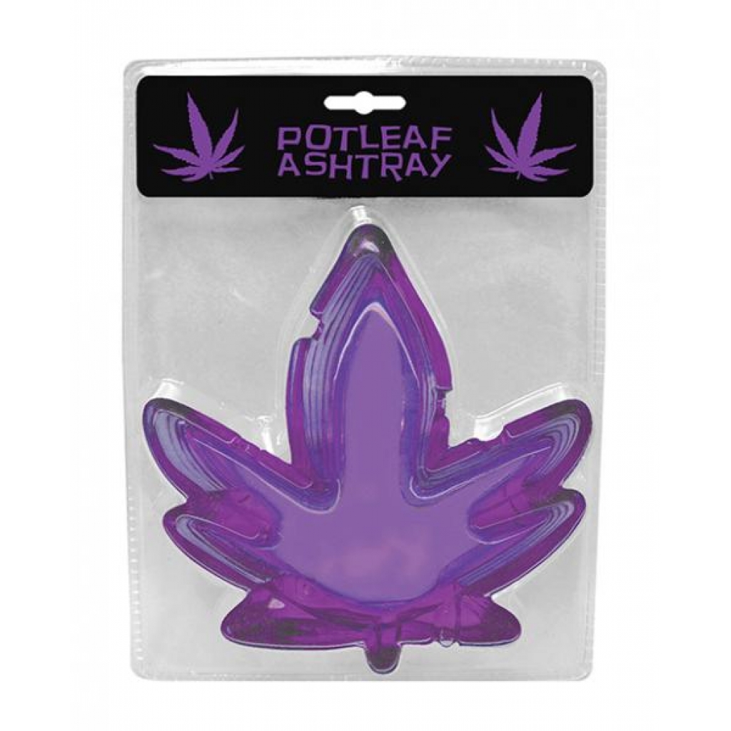 Potleaf Ashtray - Purple - Gag & Joke Gifts