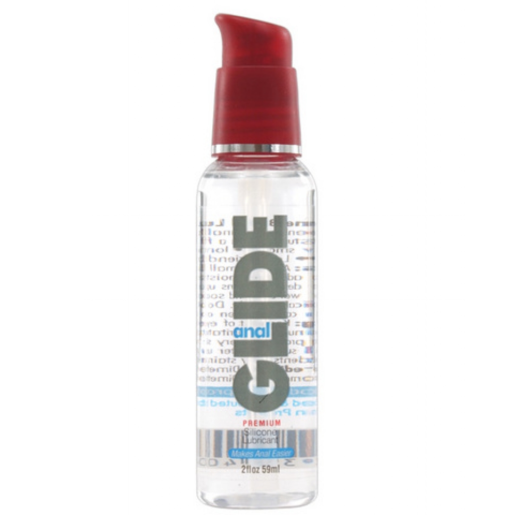 Anal glide silicone lubricant 2 oz pump bottle - Lubricants