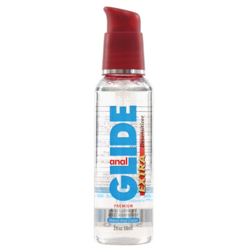 Anal glide extra desensitizer 2 oz pump bottle - Anal Lubricants