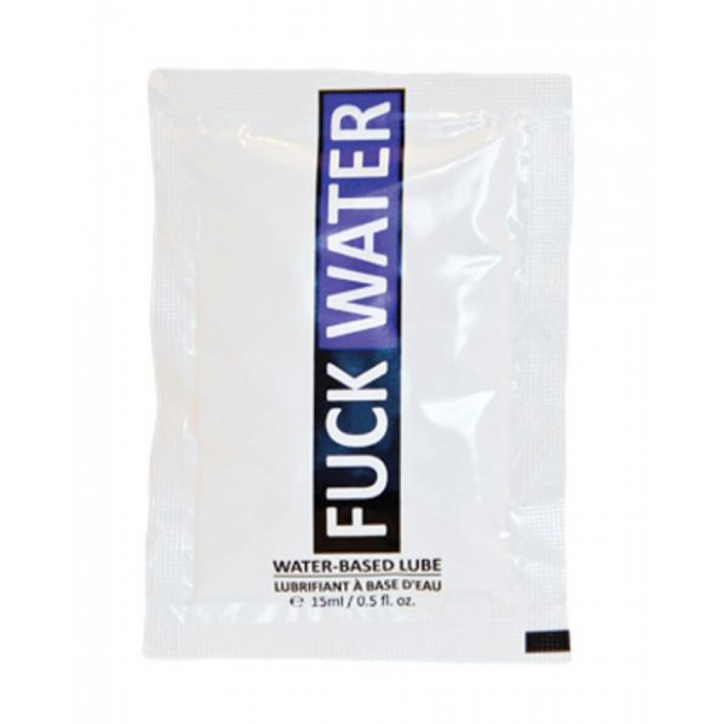 F*ck Water H2O Lubricant Foil Package .5oz - Lubricants