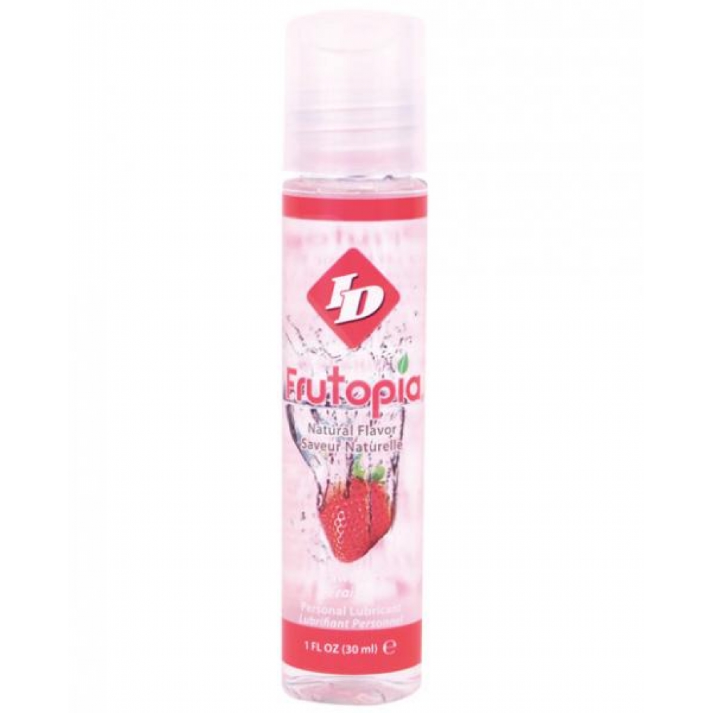 ID Frutopia Natural Lubricant Strawberry 1oz - Lickable Body