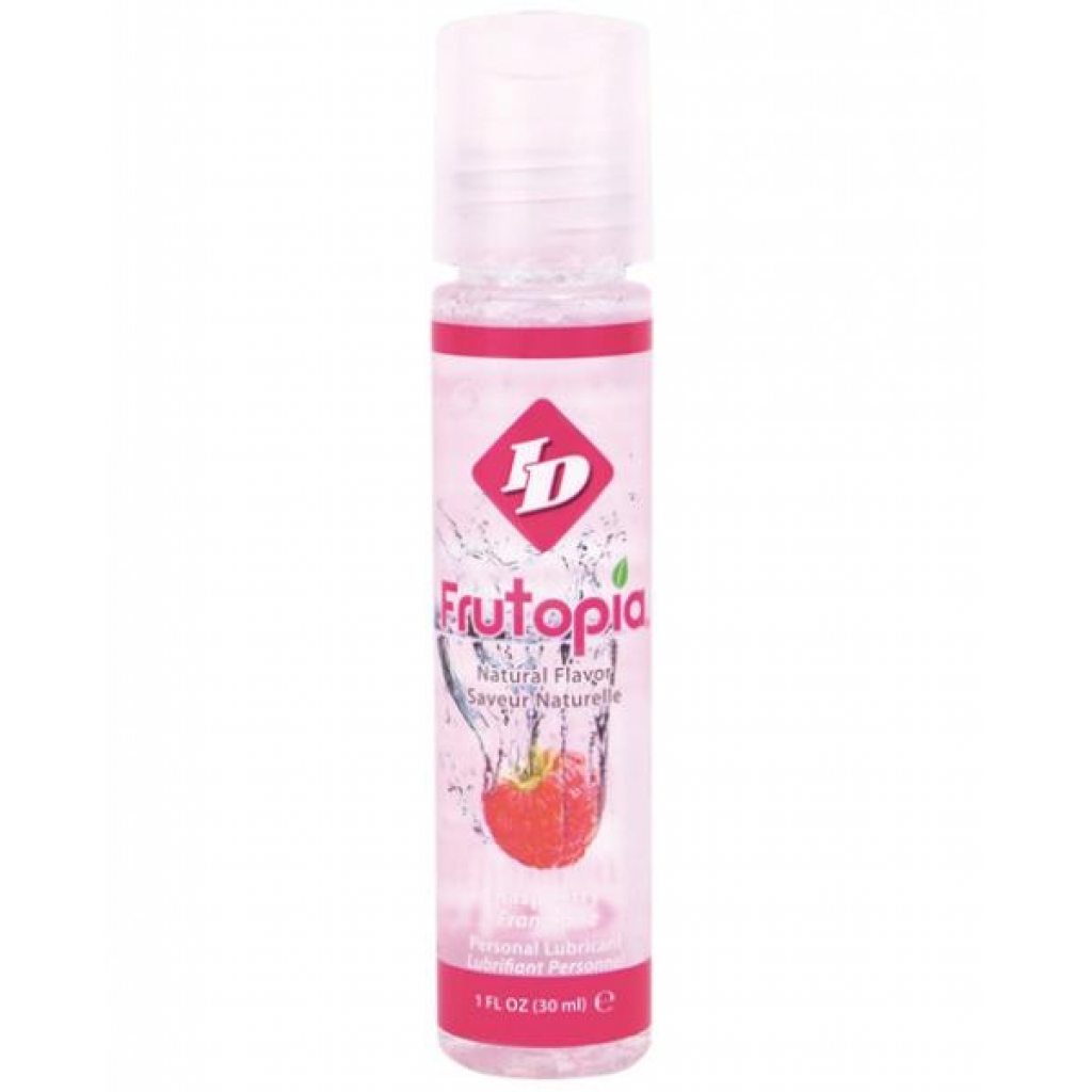 ID Frutopia Lubricant Raspberry 1oz - Lickable Body