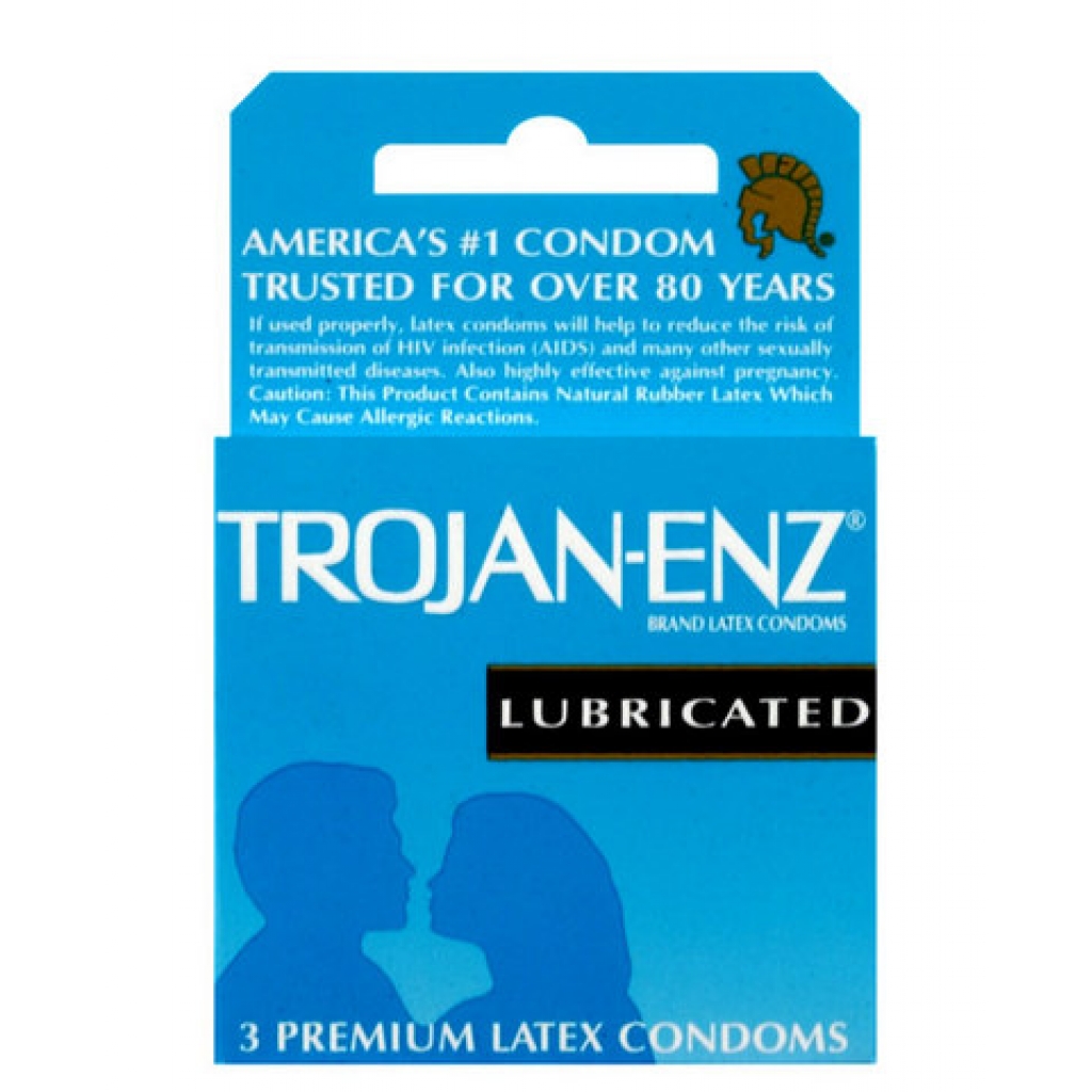 Trojan Enz Lubricated Condom (3 Pack)