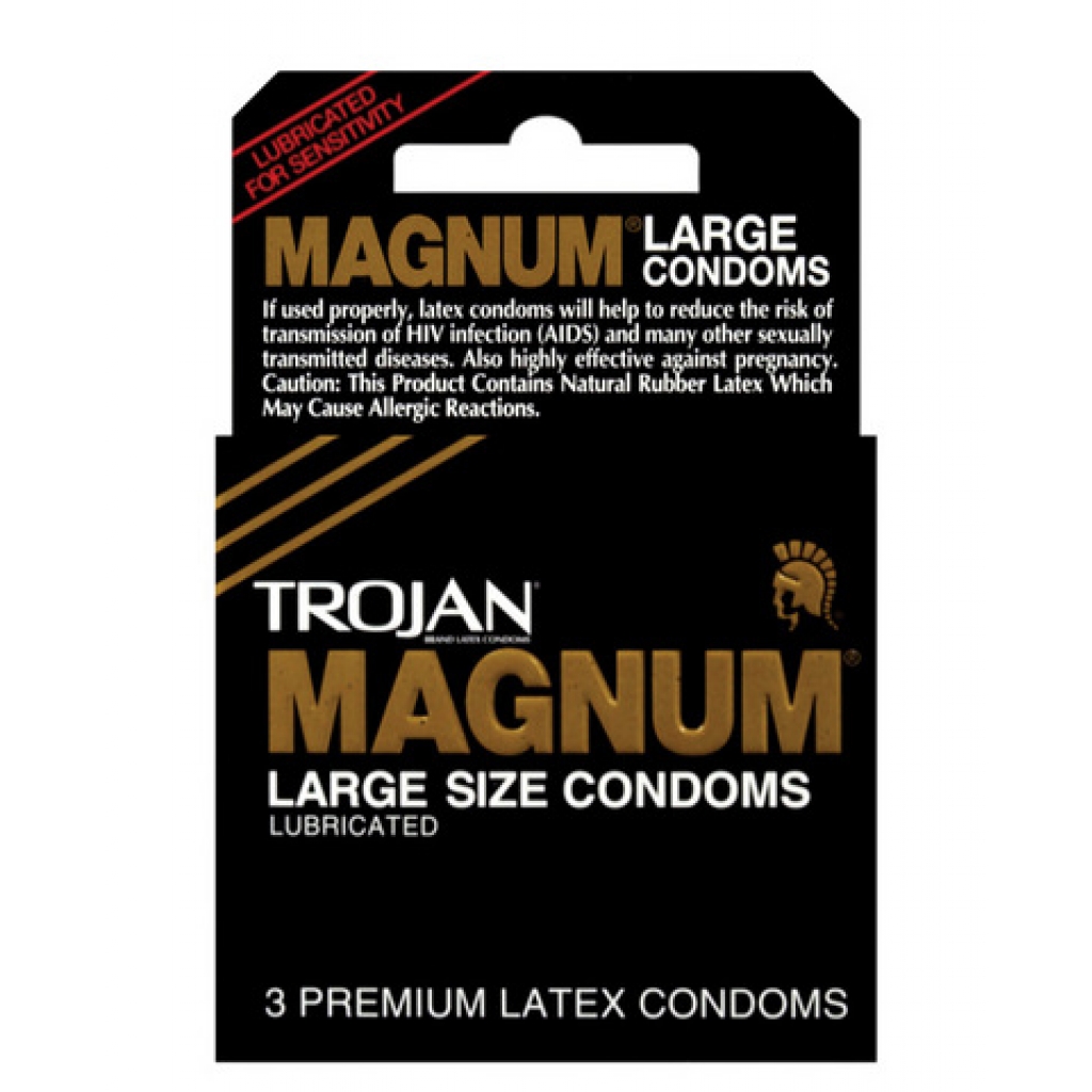 Trojan magnum (3pack) - Condoms