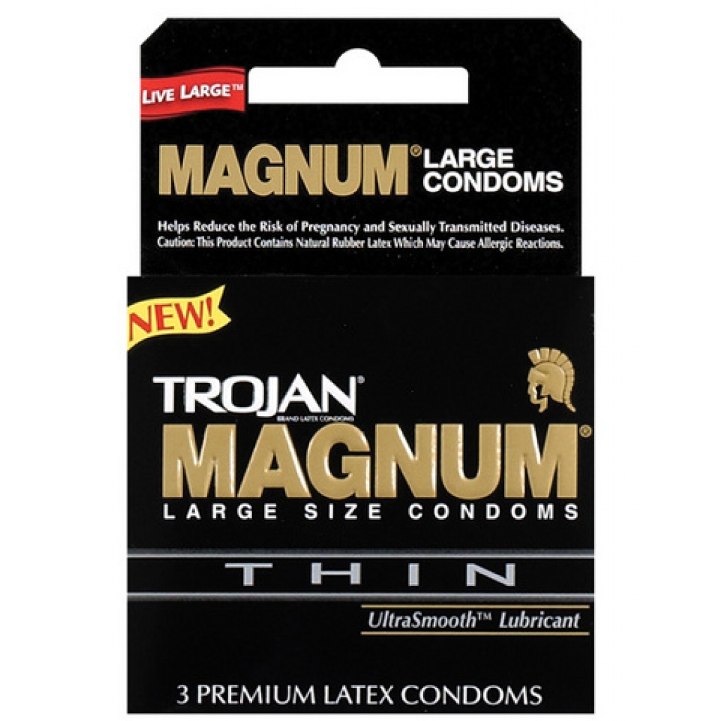 Trojan magnum thin 3-pack - Condoms