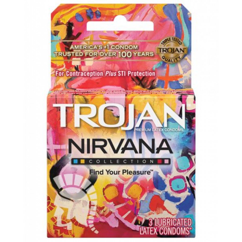 Trojan Nirvana Condom - Pack Of 3 - Condoms