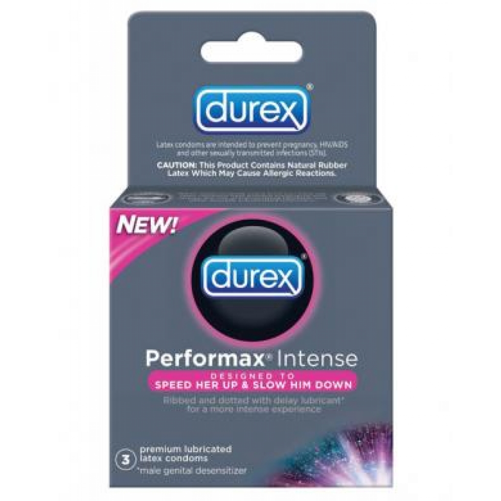 Durex performance intense condom - box of 3 - Condoms