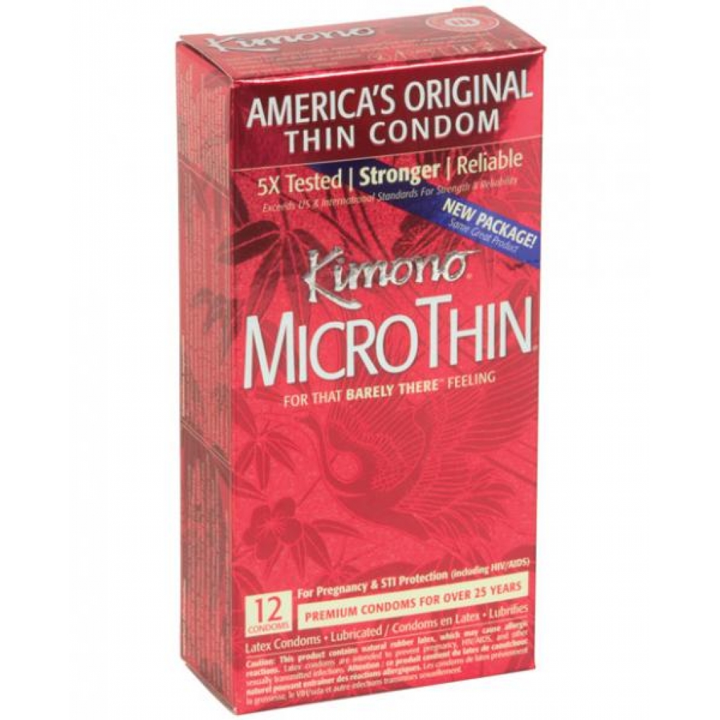 Kimono Micro Thin Condom - Box of 12 - Condoms