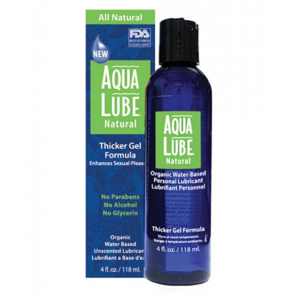 Aqua Lube Natural Gel 4 fluid ounces - Lubricants