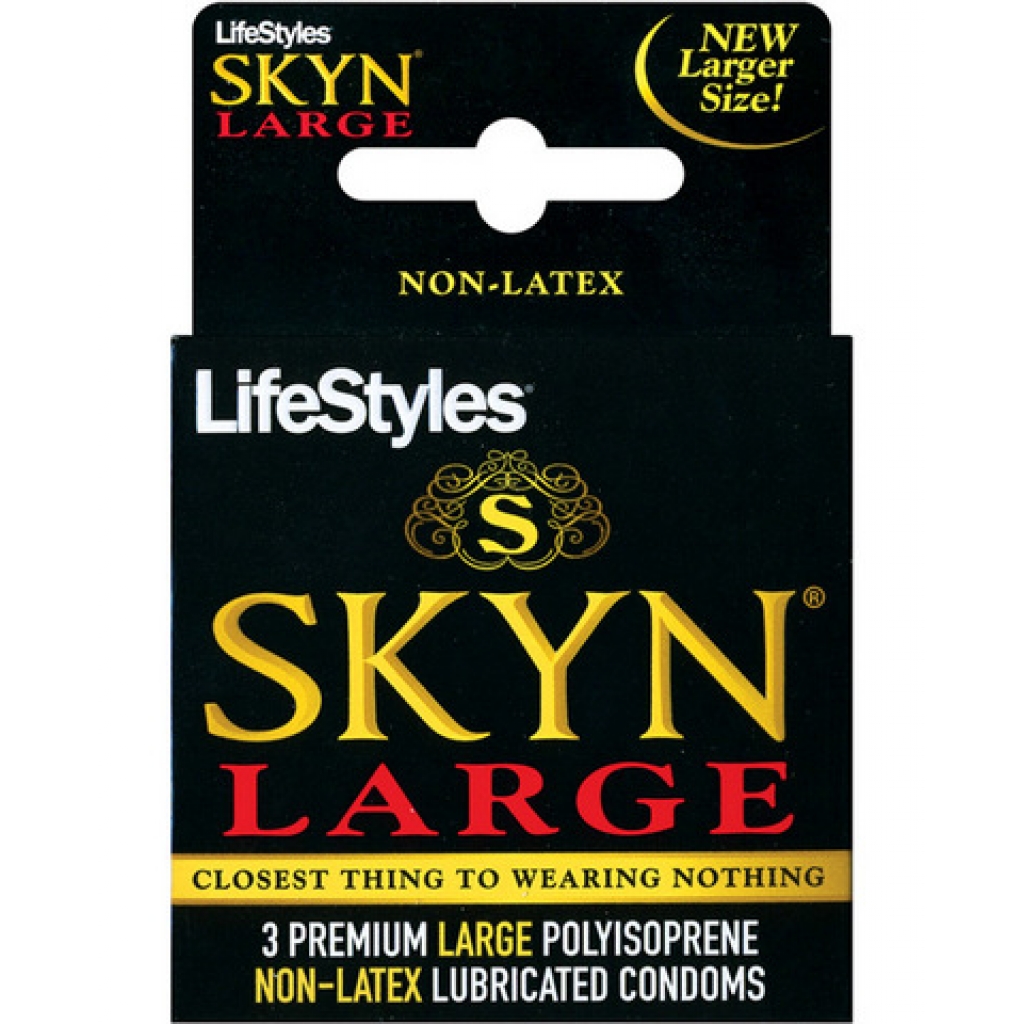 Lifestyles skyn large non-latex - box of 3 - Condoms