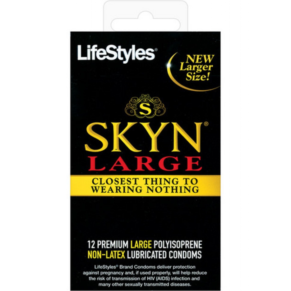 Lifestyles skyn large non-latex - box of 12 - Condoms