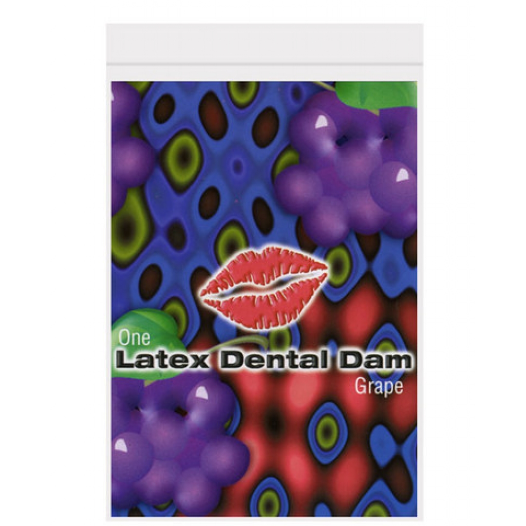 Latex dental dam, grape - Condoms