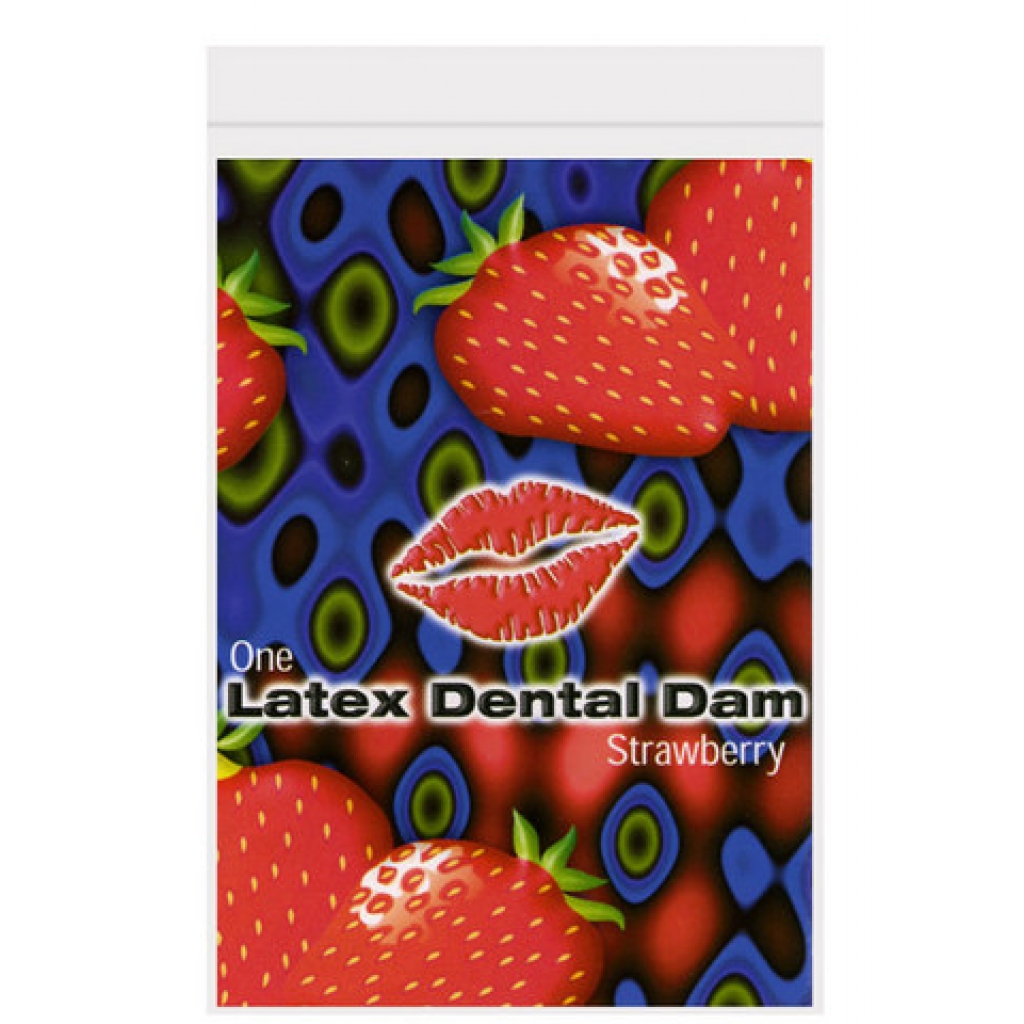 Latex Dental Dam Strawberry - Condoms