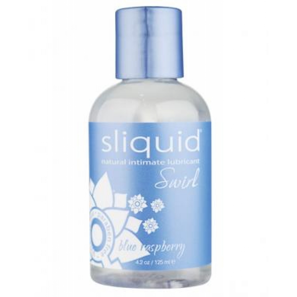 Sliquid Swirl Blue Raspberry Lubricant - 4.2 oz