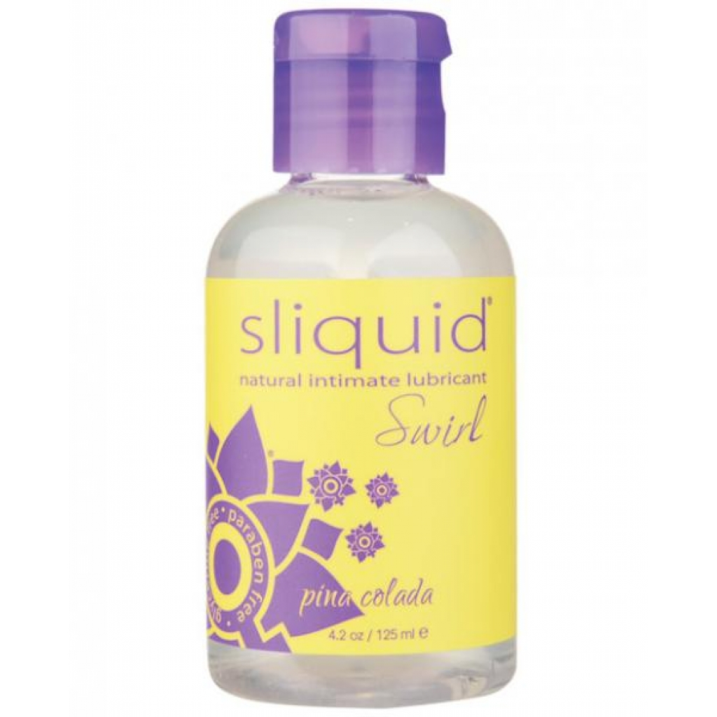 Sliquid Swirl Lubricant Pina Colada 4.2oz - Lubricants